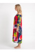 Hand Painted Rayon Off Shoulder Dress